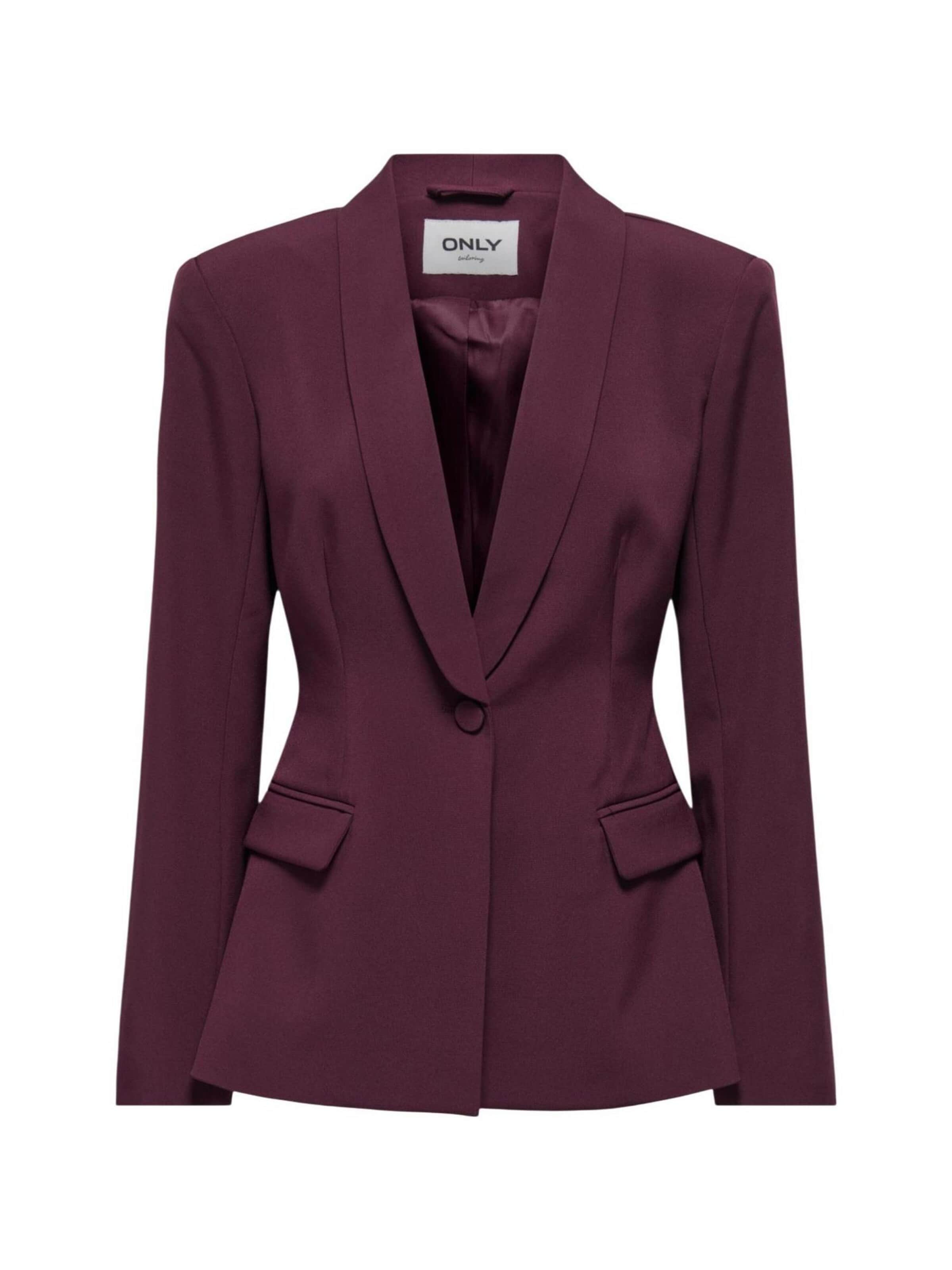 Blazer 'ONLASTRID L/S SCULPTURE BLAZER CC TLR 15376791' di ONLY in lilla: frontale