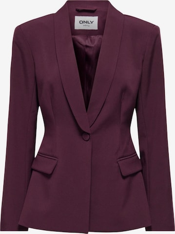 Blazer 'ONLASTRID L/S SCULPTURE BLAZER CC TLR 15376791' di ONLY in lilla: frontale