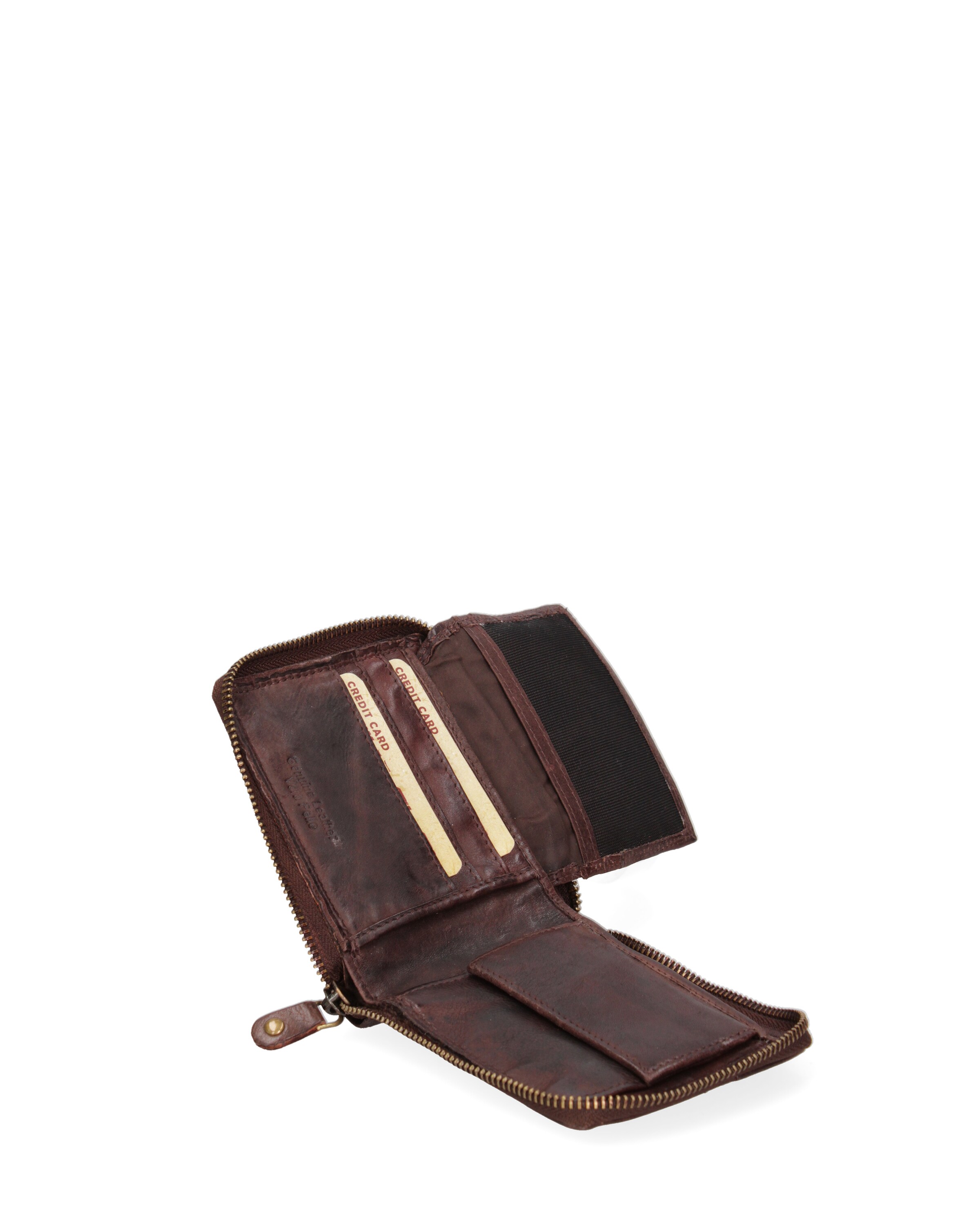 Route 66 Portemonnee in Bruin