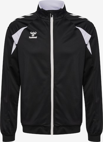 Veste de survêtement Hummel en noir : devant