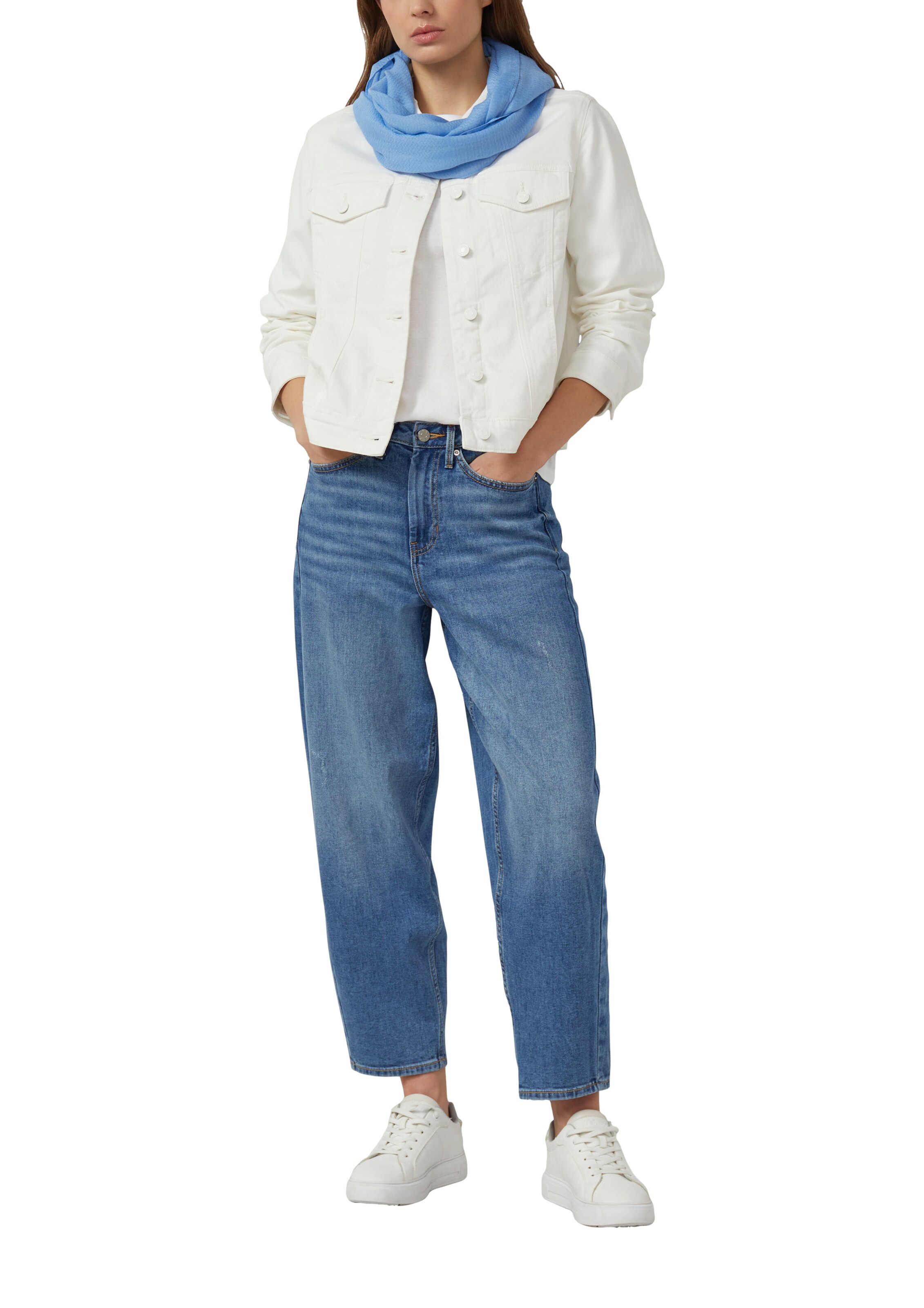 Écharpe tube s.Oliver en bleu