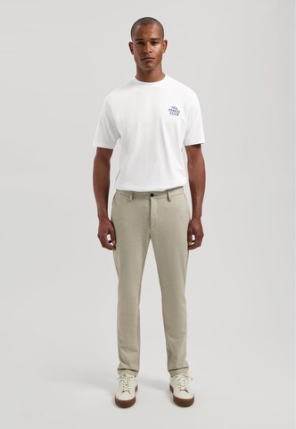 Coupe slim Pantalon chino 'Lancaster' Dstrezzed en vert