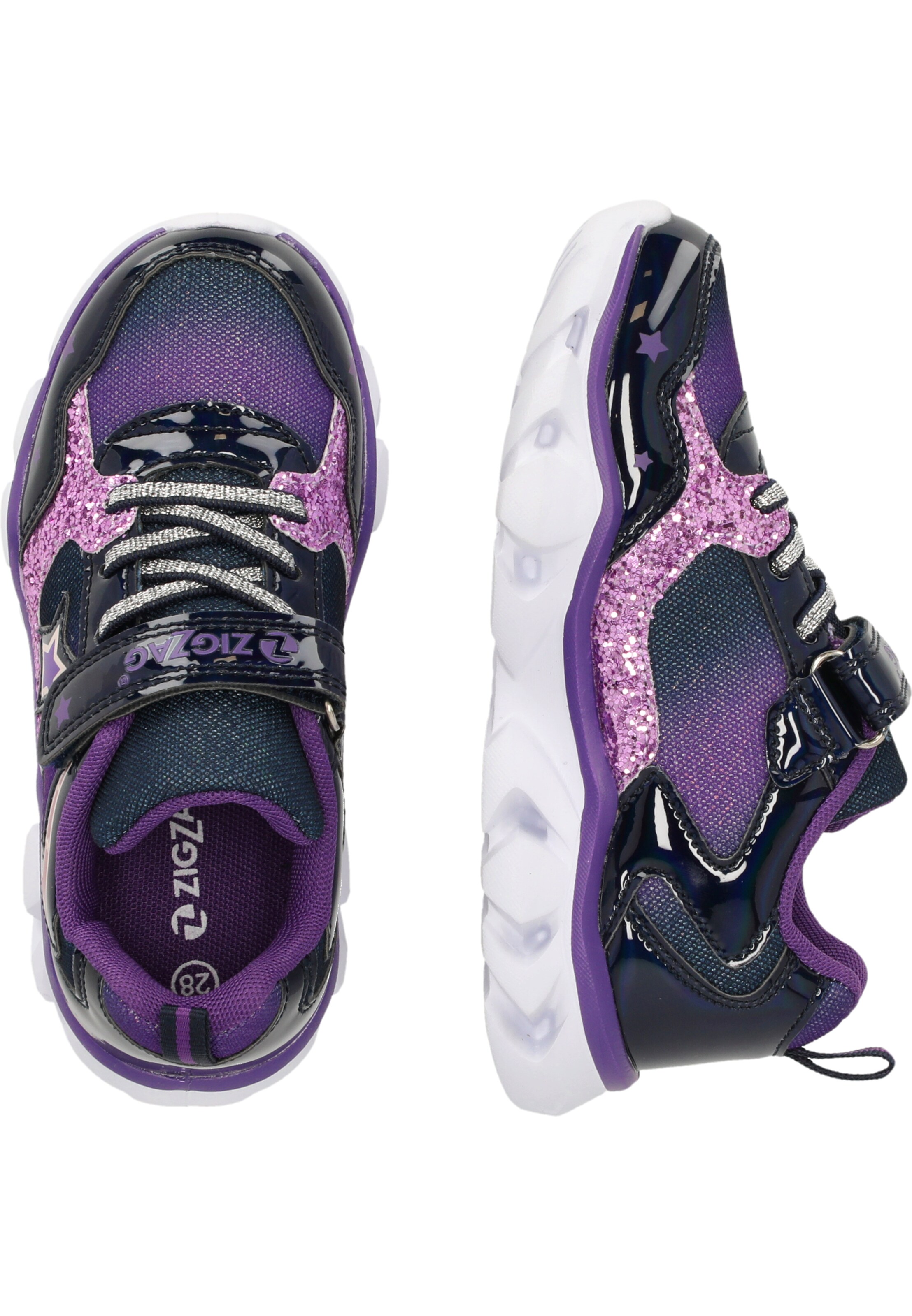 ZigZag Sneaker 'Saserta' in Lila