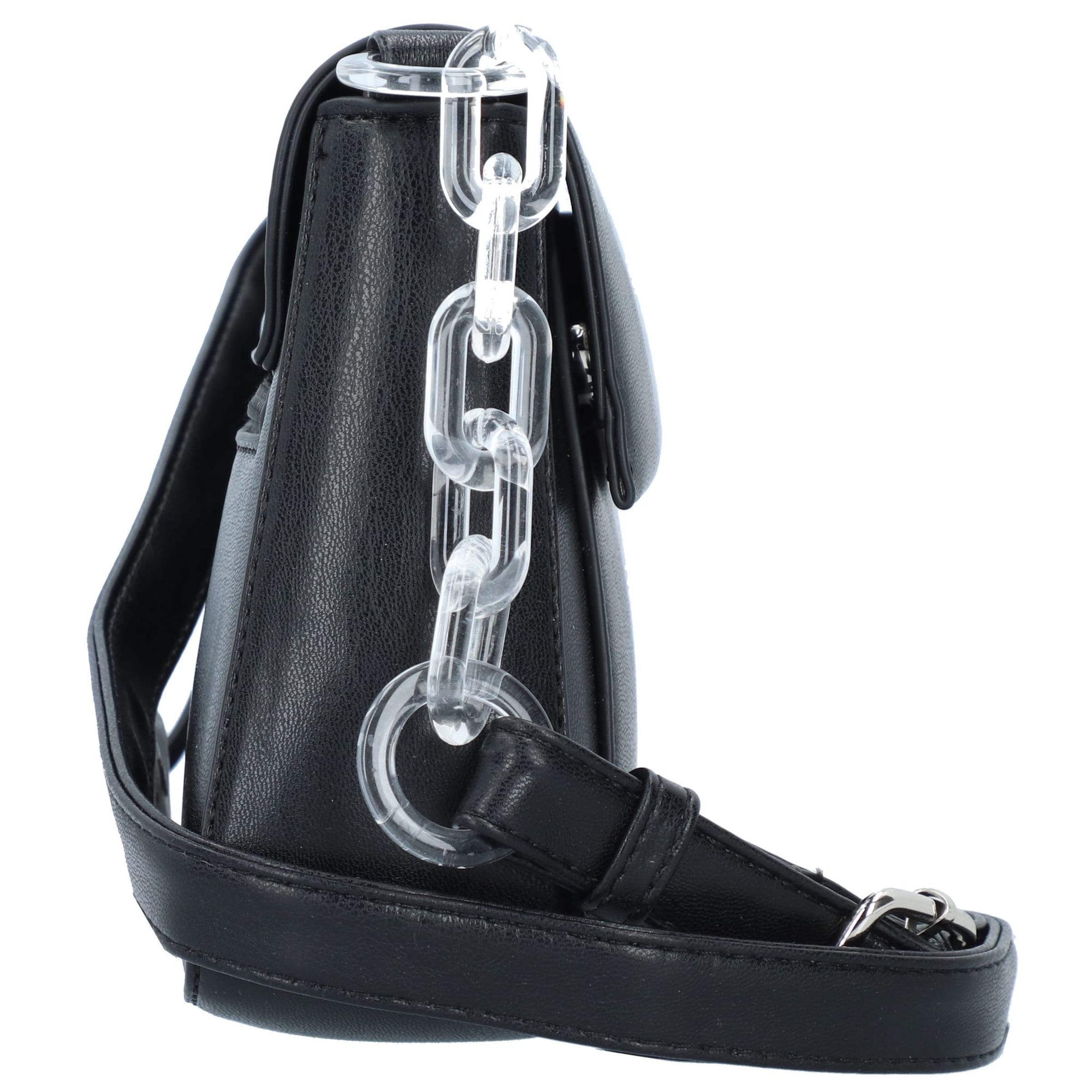 TOM TAILOR DENIM Schoudertas 'Anne' in Zwart