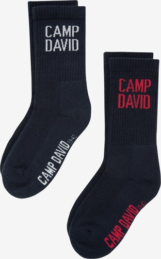 CAMP DAVID Sportsocken in nachtblau / schwarz / weiß, Produktansicht