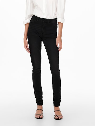 JDY Skinny Jeans 'Tulga' in Zwart: voorkant