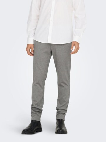 Only & Sons Slimfit Kalhoty 'Mark' – šedá: přední strana