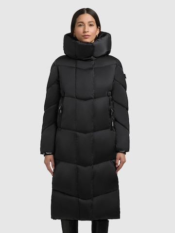 Manteau d’hiver 'Manelia2' khujo en noir : devant