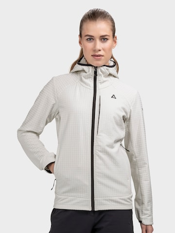 Schöffel Athletic fleece jacket 'Enixa' in White: front