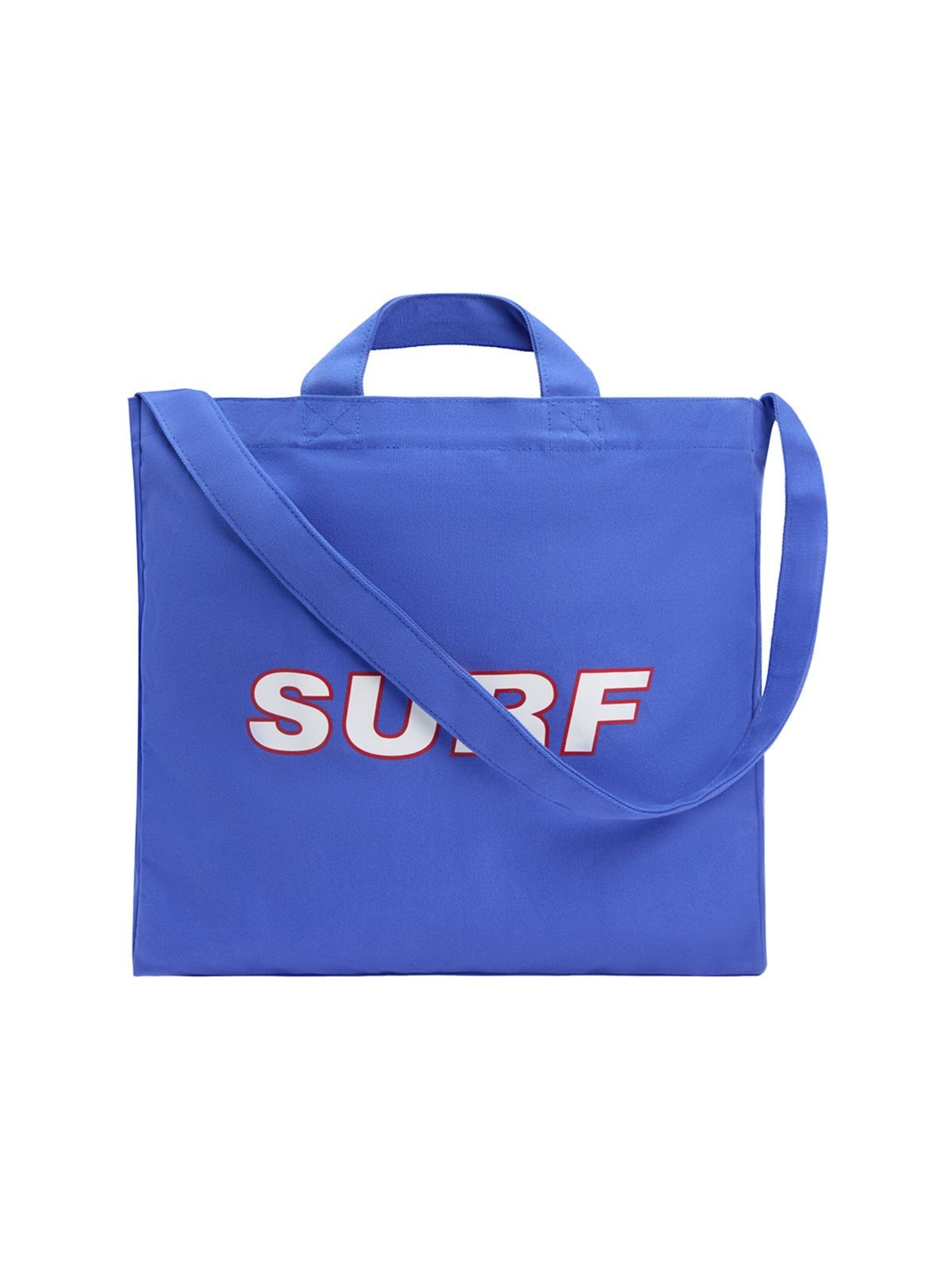 WALLIEN Shoulder Bag 'Premium Tote Bag' in Blue: front