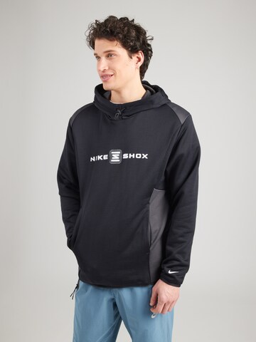 Nike Sportswear Μπλούζα φούτερ 'SHOX' σε μαύρο: μπροστά