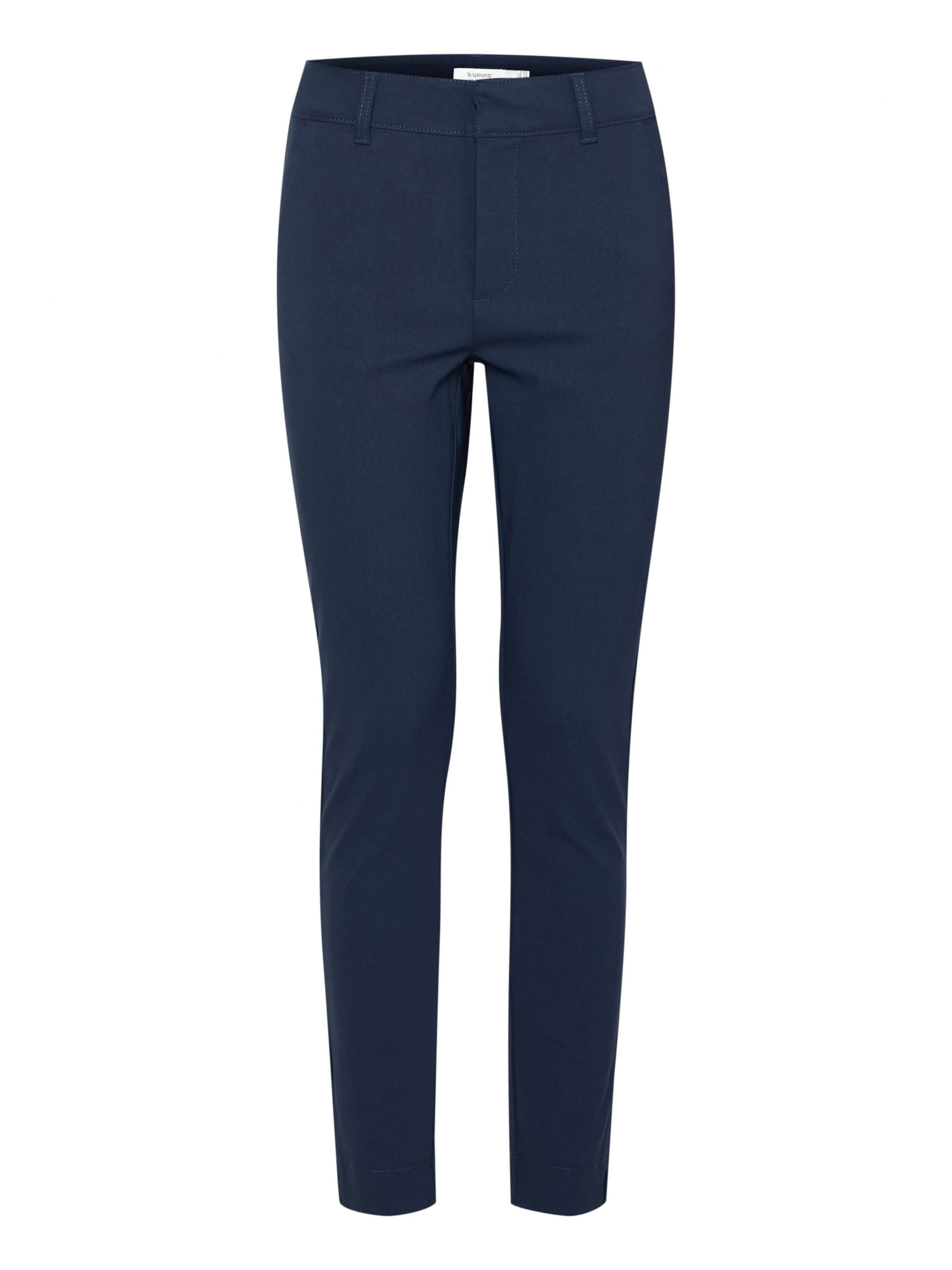 b.young - Slimfit Calças chino 'BYDixi' em azul: frente