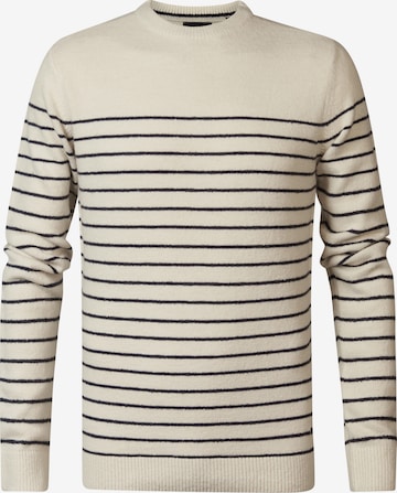 Petrol Industries Kampsun 'Stebbins', värv valge: eest vaates