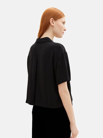 TOM TAILOR DENIM Blouse in Black