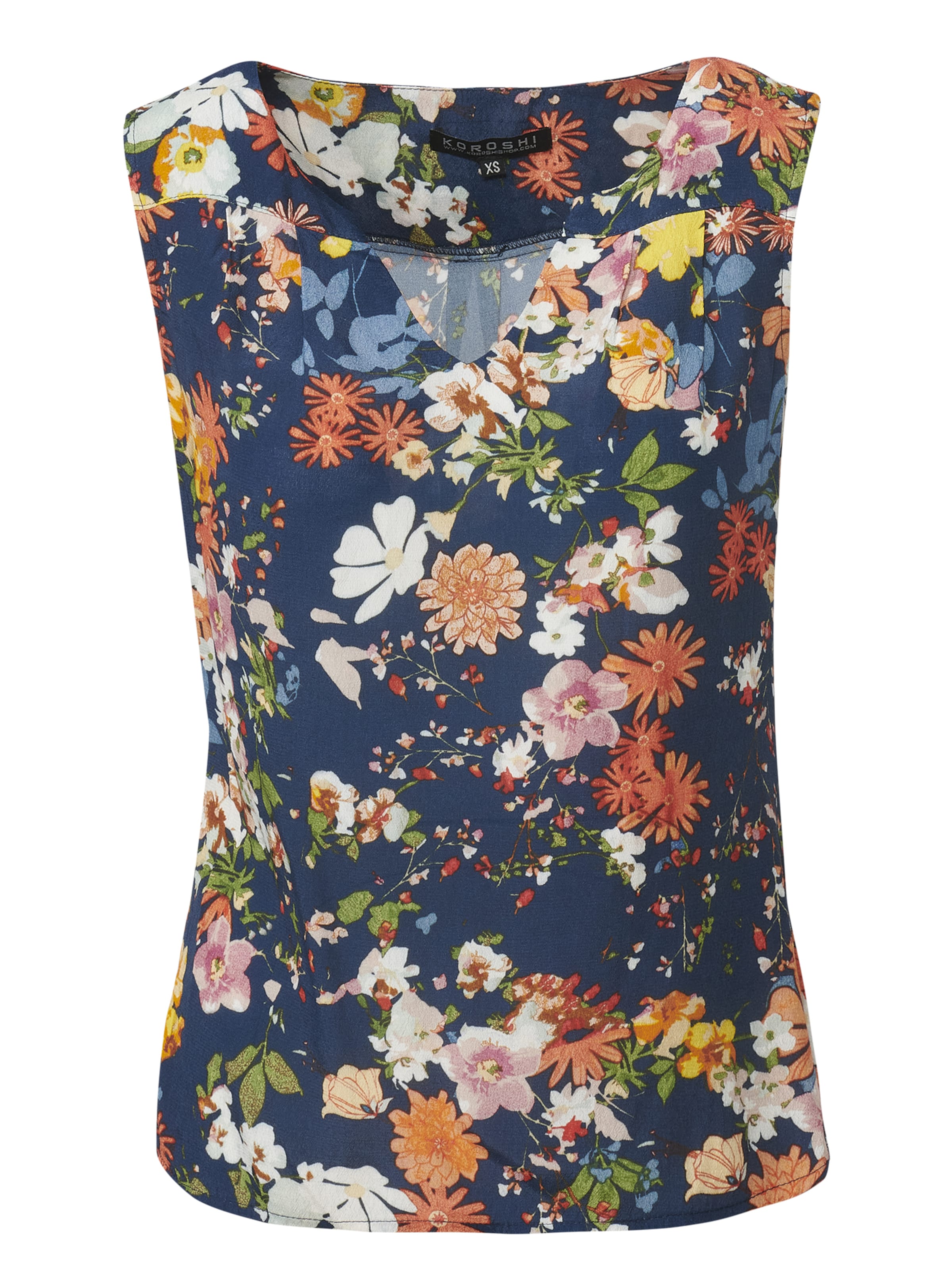 KOROSHI Blouse in Mixed colours: front