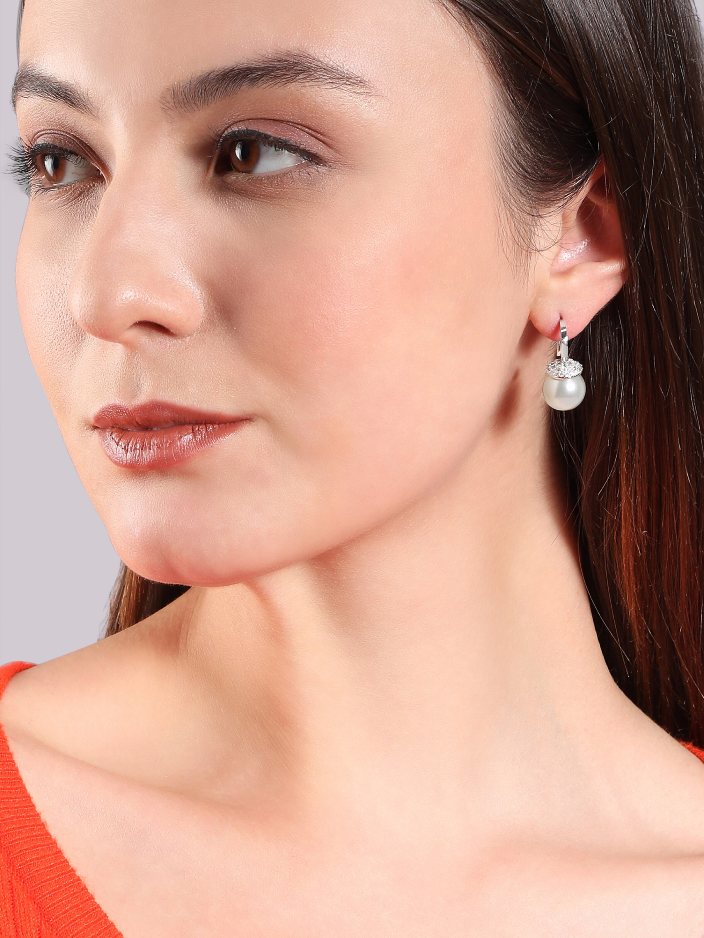 MISH Ohrringe 'Haven' in Weiß