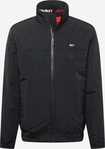 Veste mi-saison 'Essential' Tommy Jeans en noir : devant