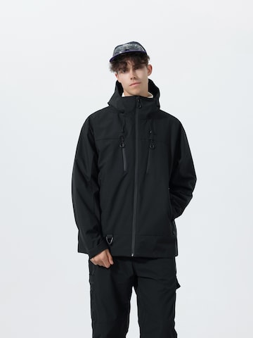 YOUTHUP Winter Jacket 'Lässig' in Black