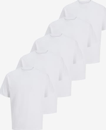 JACK & JONES Shirt 'Organic Relaxed' in Wit: voorkant