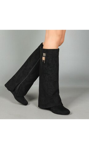 Ital-Design Boots in Black: front