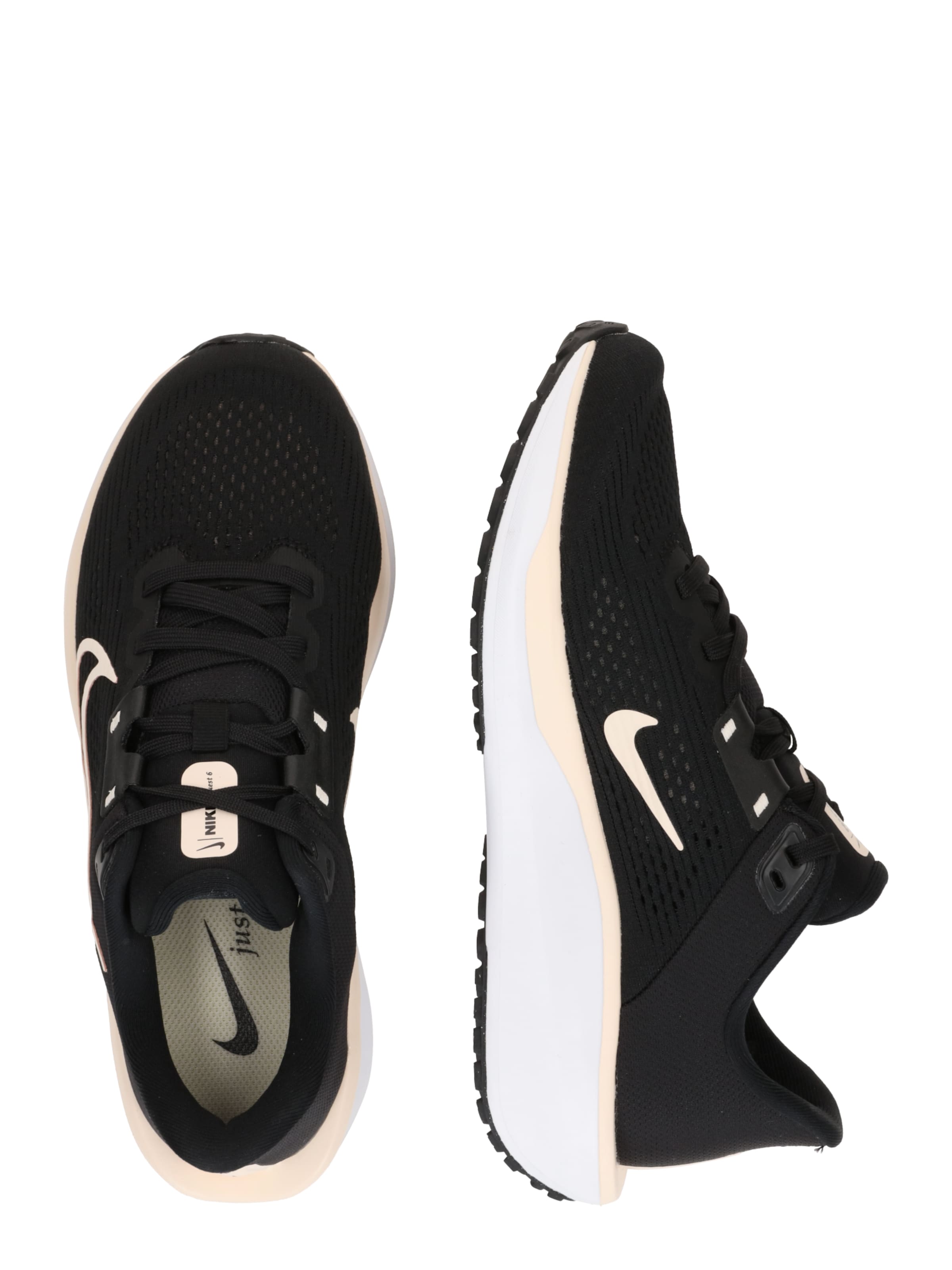 NIKE Laufschuh 'Quest 6' in Schwarz