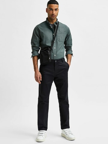 Regular Pantalon chino 'Buckley' SELECTED HOMME en noir