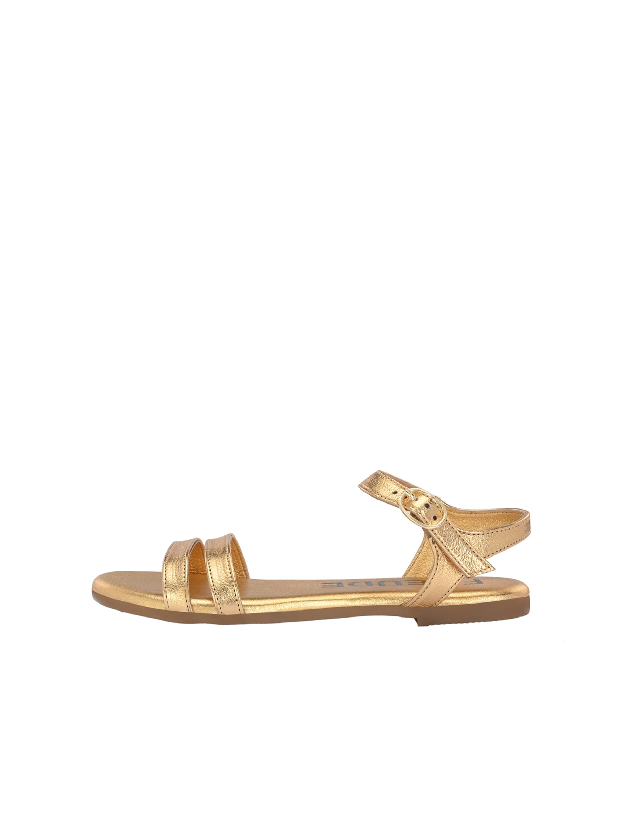 FREUDE Sandalen met riem 'Asti' in Goud
