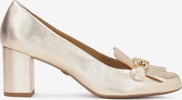 Kazar - Zapatos con plataforma en oro