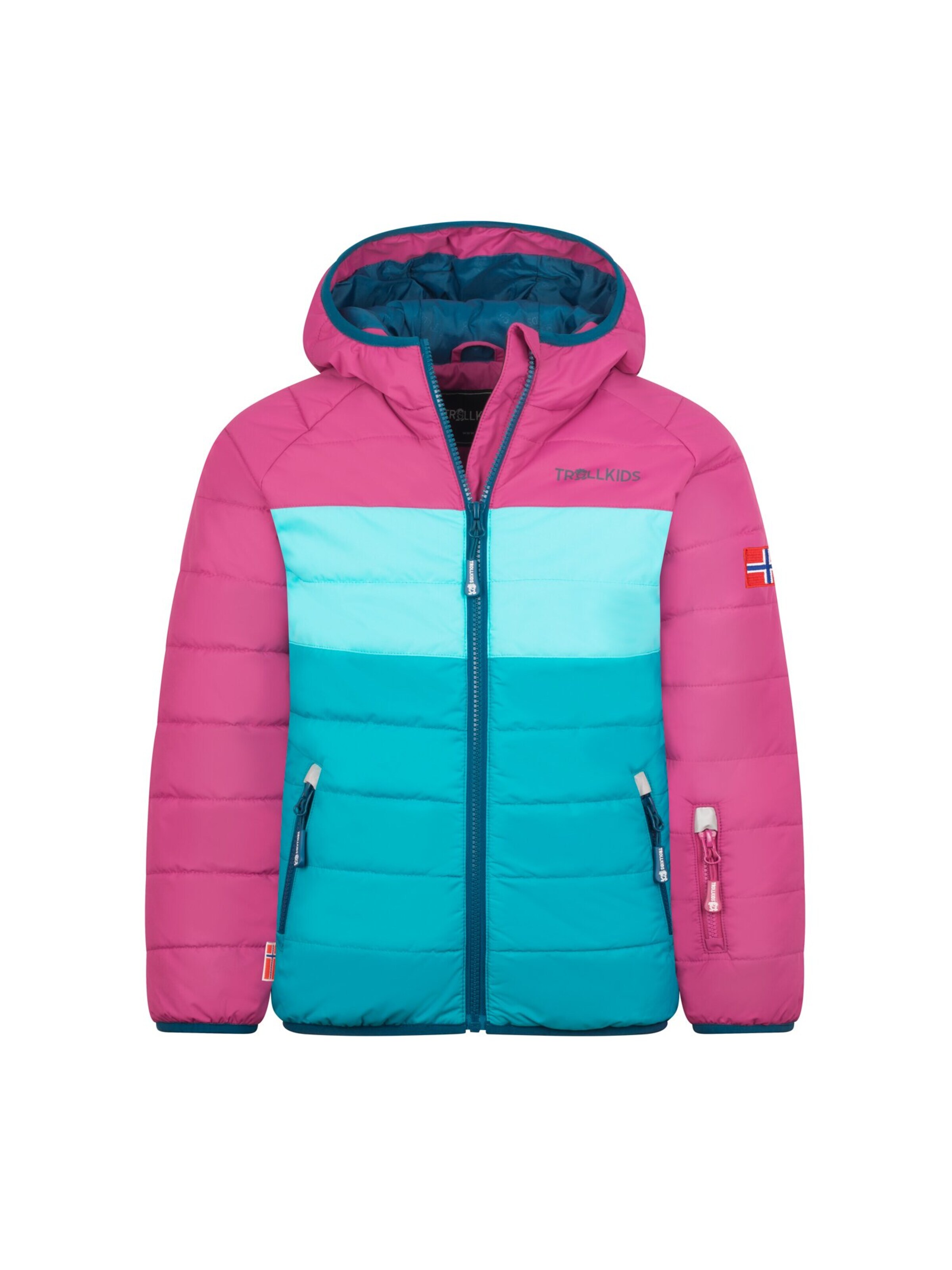 TROLLKIDS Winter Jacket in Blue: front
