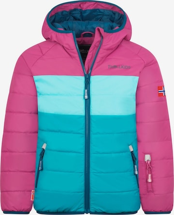 TROLLKIDS Winter Jacket in Blue: front