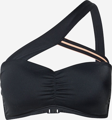LingaDore Bandeau Bikini Top in Black: front