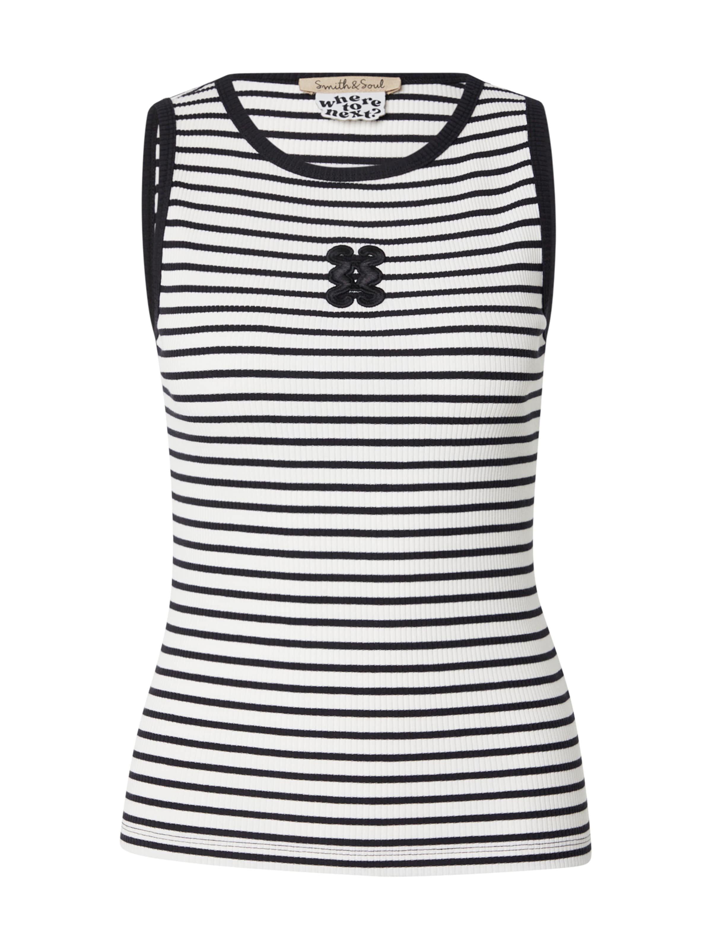 Smith&Soul Top in Schwarz: Vorderseite