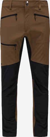 Haglöfs Outdoor Pants 'Rugged Flex' in Brown: front