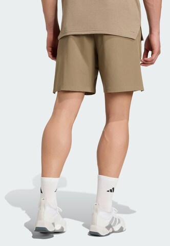 Regular Pantalon de sport 'Designed for Training Workout' ADIDAS PERFORMANCE en beige