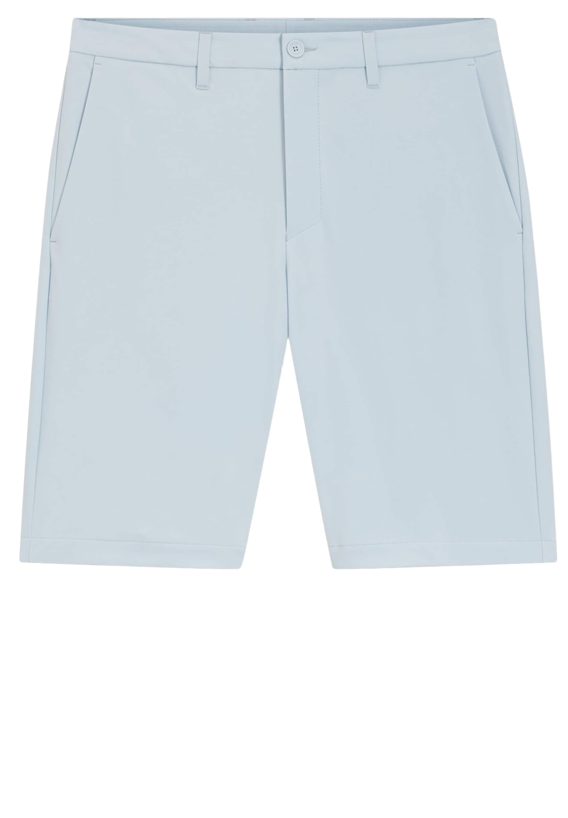 BOSS Chino Pants in Blue: front