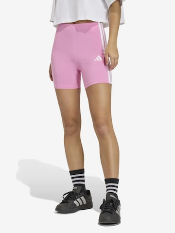 ADIDAS SPORTSWEAR Skinny Sportnadrágok 'Essentials' - piros: elől