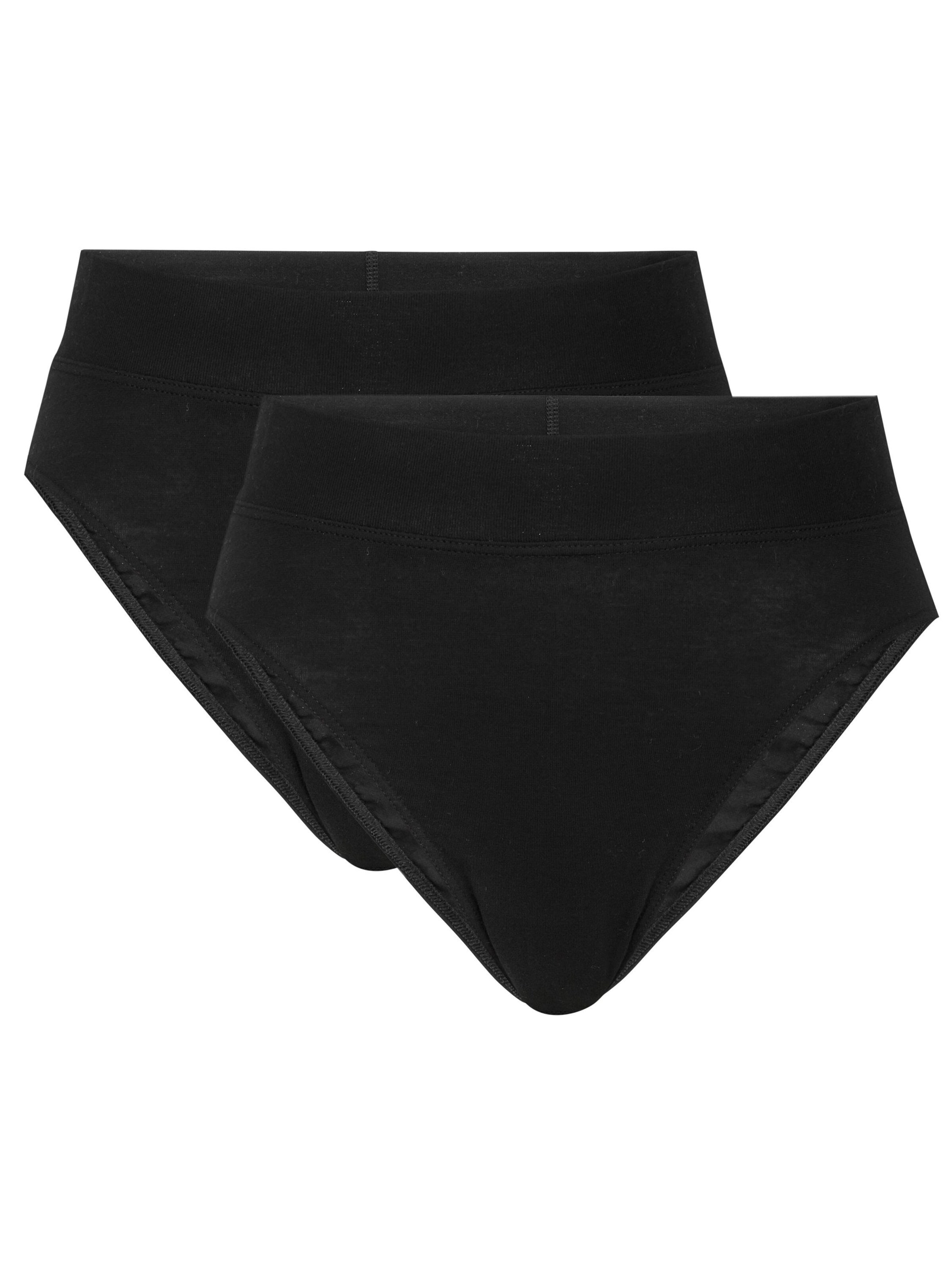 CALIDA Slip 'Elastic Duopack'‌‌‌‌‌‌ in Schwarz: Vorderseite