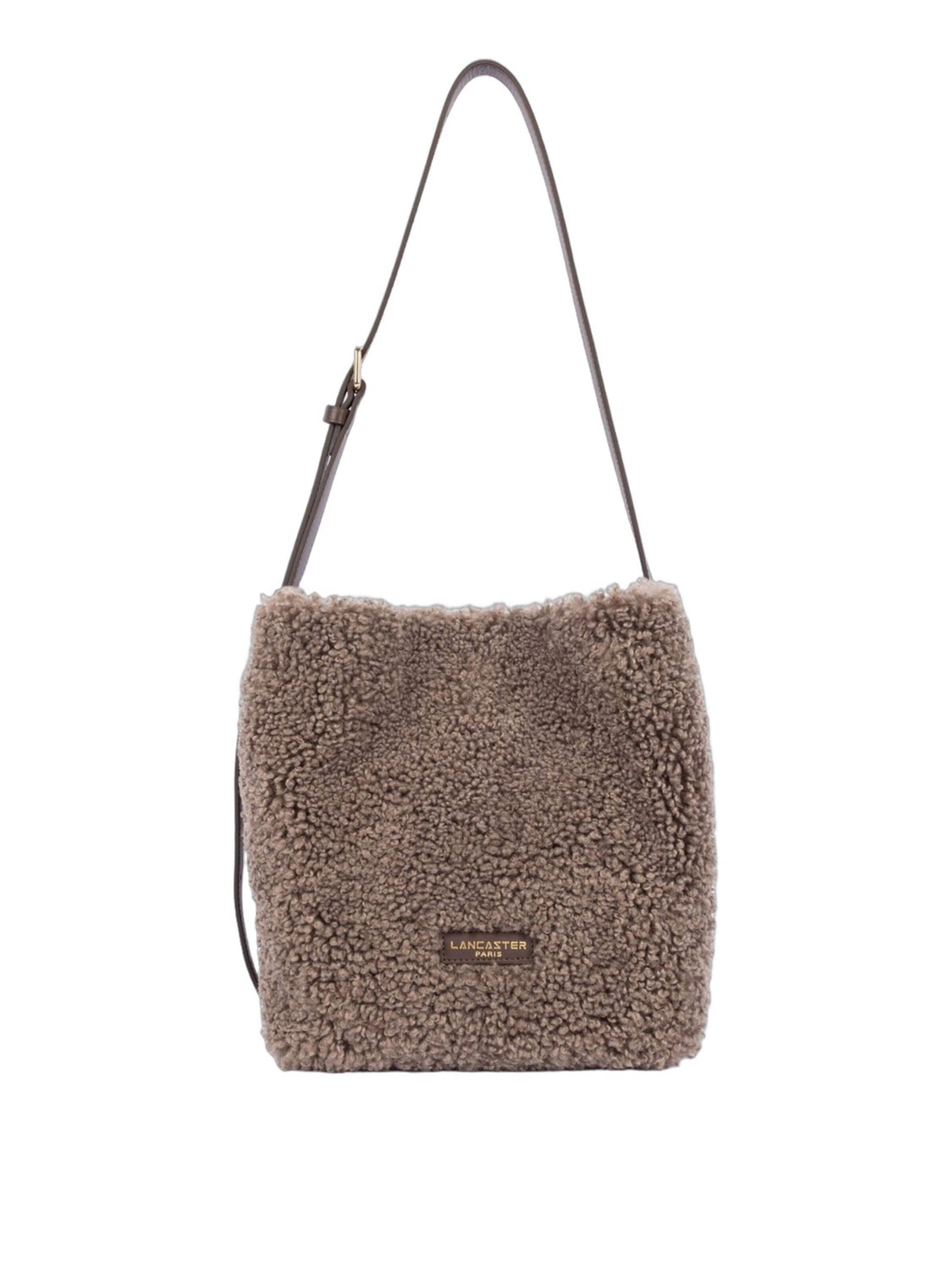 Borsa a spalla 'Aimantée Moumoute' di LANCASTER Paris in marrone: frontale