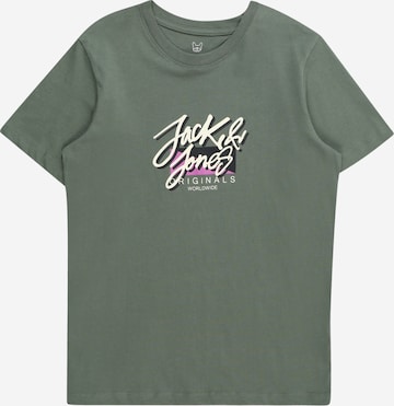 T-Shirt 'TAMPA' Jack & Jones Junior en vert : devant