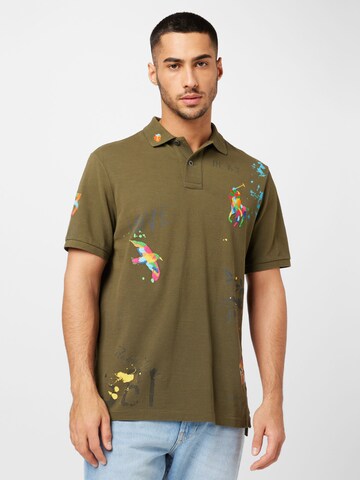 T-Shirt Polo Ralph Lauren en vert : devant