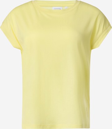 T-shirt comma casual identity en jaune : devant