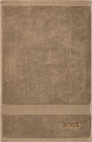 BOSS Towel in Brown: front