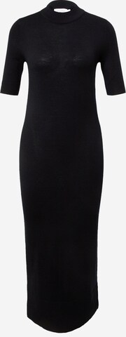 Calvin Klein Knitted dress in Black: front