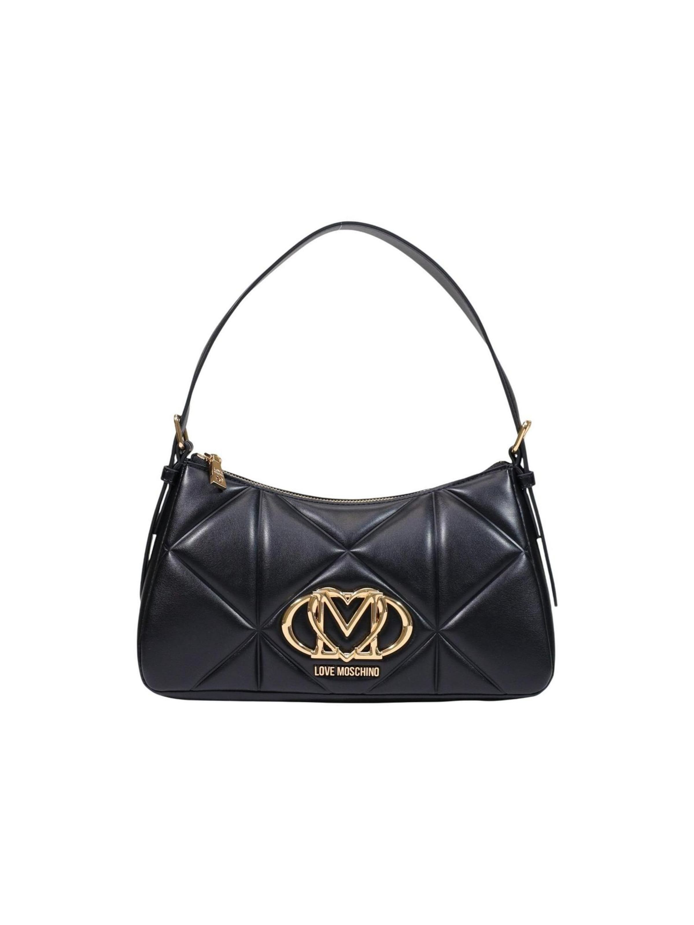 Love Moschino Schoudertas 'JC4032PP1' in Zwart: voorkant