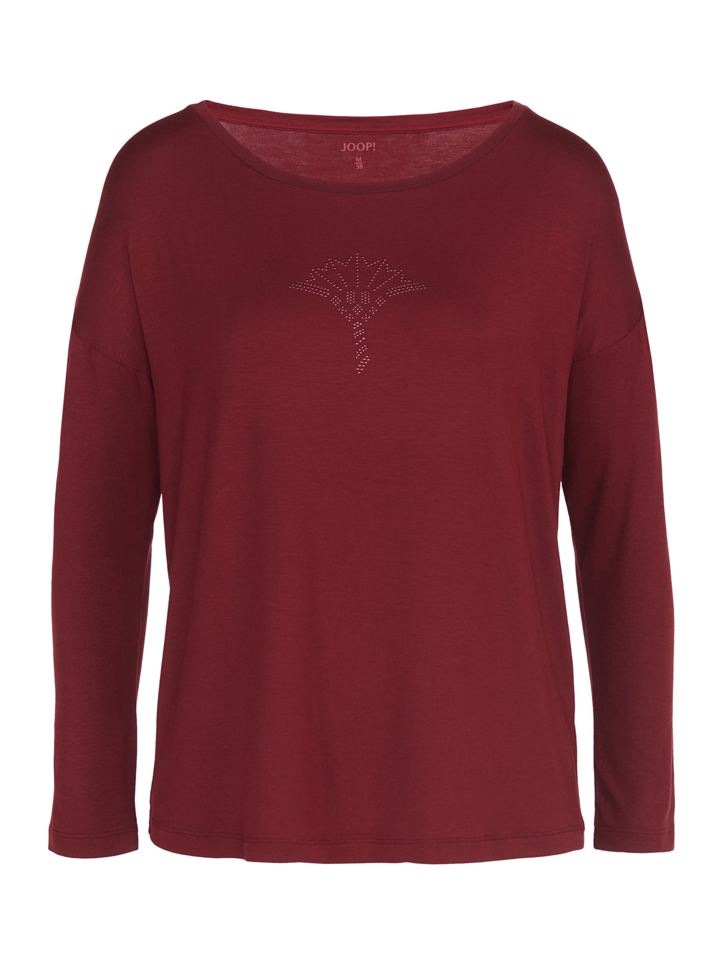 JOOP! - Camisa de pijama ' Luxe ' em vermelho: frente