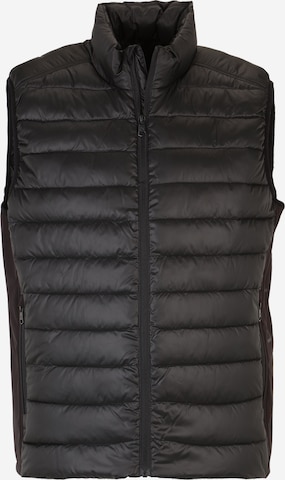 Calvin Klein Big & Tall Vest in Black: front