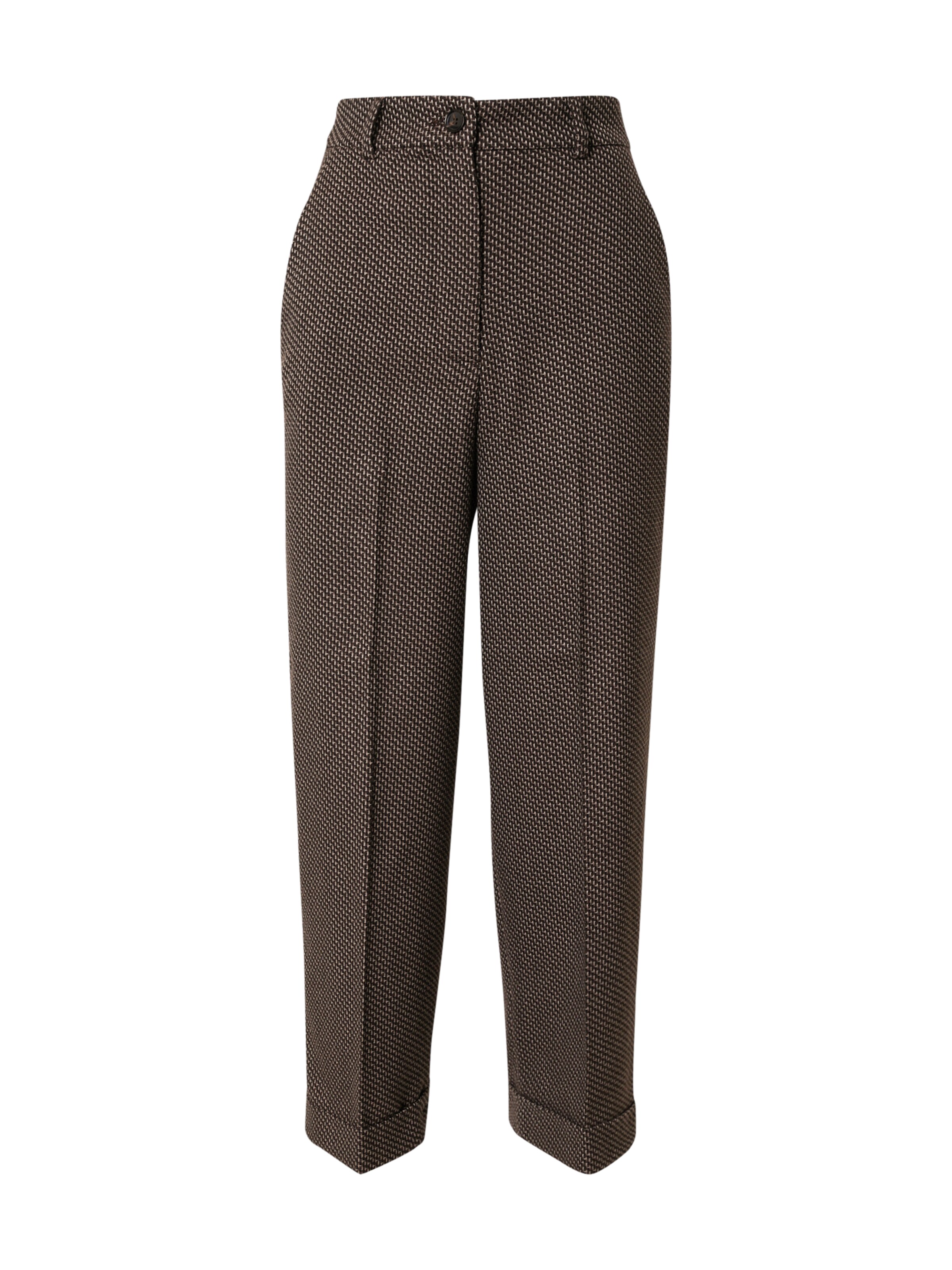 Frauen Große Größen Sisley Hose in Braun - EO55719 Frauen Große Größen Sisley Hose in Braun - EO55719