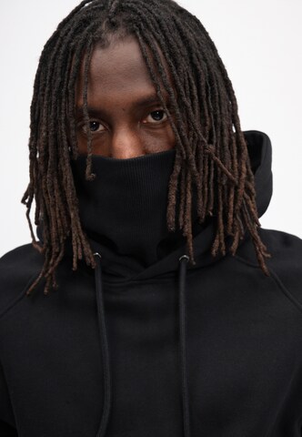 Cleptomanicx Sweatshirt 'Mask' in Black