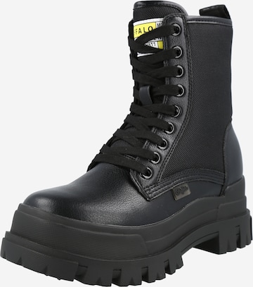 Bottines à lacets 'ASPHA COM2' BUFFALO en noir : devant