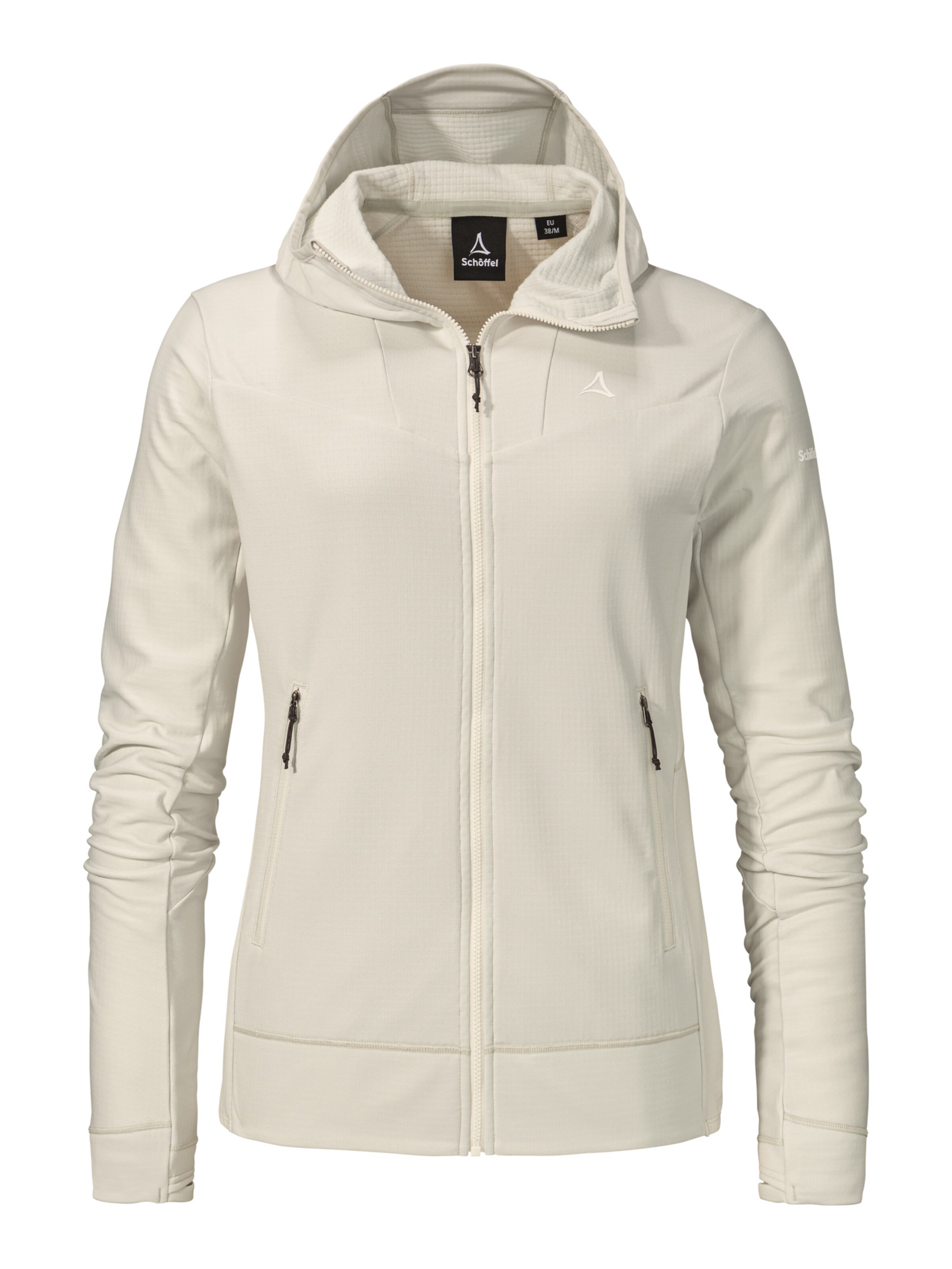 Veste en polaire fonctionnelle 'Blaueis' Schöffel en beige : devant